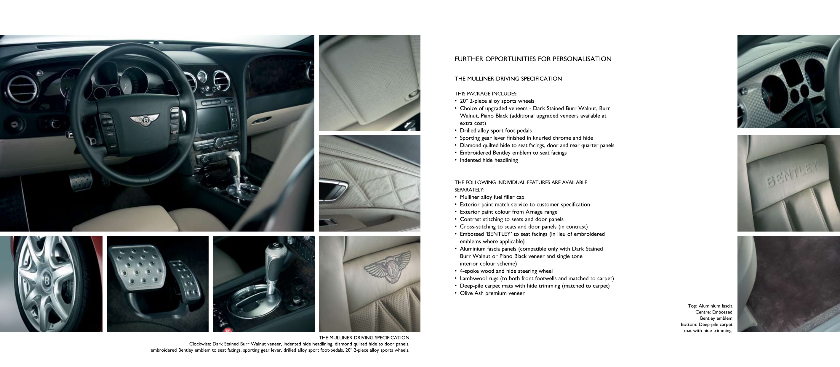 2007 Bentley Continental GT Brochure Page 13